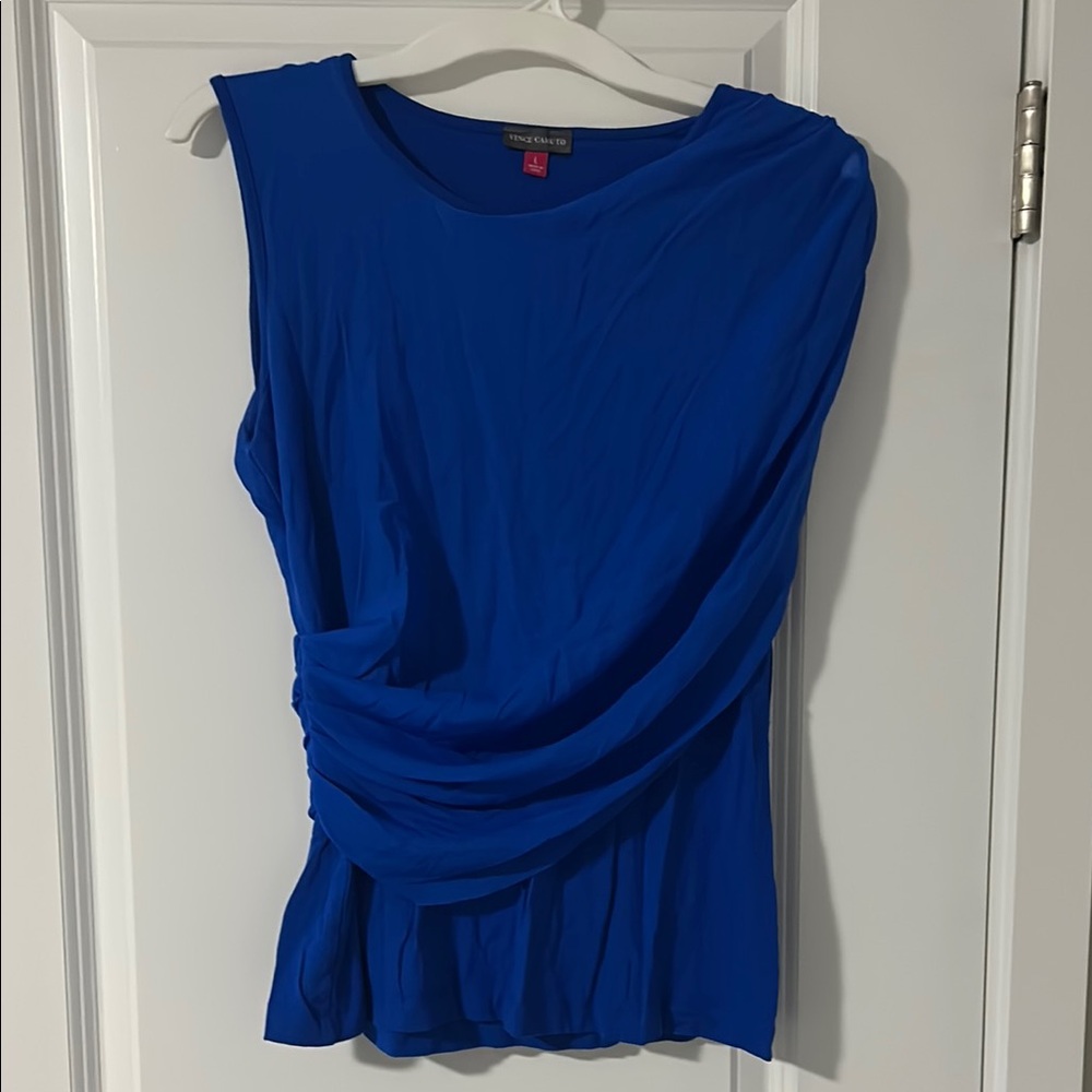 Vince Camuto Blue Sleeveless Top
